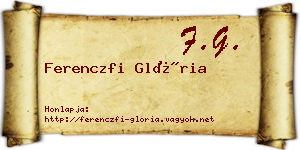 Ferenczfi Glória névjegykártya